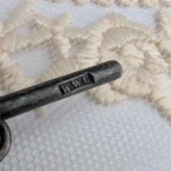 Antique Sterling Silver T Bar Pendant 1922 - Image 3
