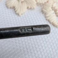Antique Sterling Silver T Bar Pendant 1922 - Image 4