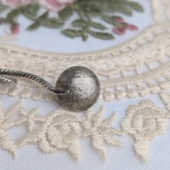 Antique Silver Salt Coin Spoon 10 Ore 1875 - Image 8
