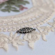Vintage Silver Paste Safety Clasp - Image 5