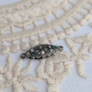 Vintage Silver Paste Safety Clasp - Image 6
