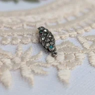 Vintage Silver Paste Safety Clasp - Image 7