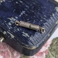 Vintage Silver Bayonet Clasp Findings
