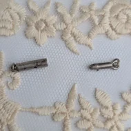 Vintage Silver Bayonet Clasp Findings - Image 5