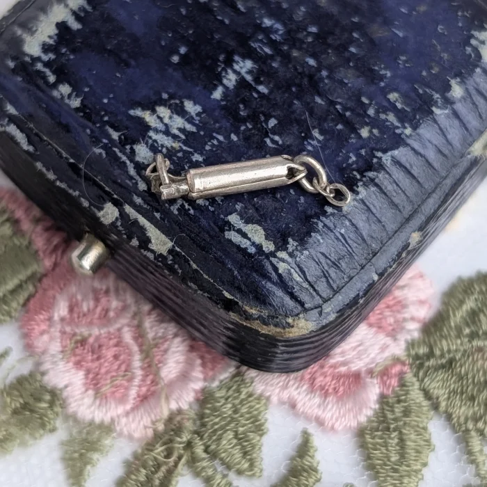 Vintage Silver Box Clasp Tiny Findings