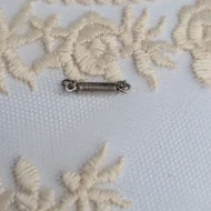 Vintage Silver Box Clasp Tiny Findings - Image 4