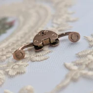 Antique Rare Rose Gold Heart Padlock, 9ct Gold - Image 3