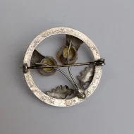 Vintage Sterling Silver Scottish Thistle Brooch Ward Bros - Image 6