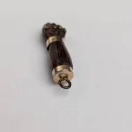 Vintage Wooden Mano Figa Hand Pendant Fist Charm - Image 11