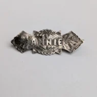 Antique Sterling Silver Annie Edwardian Brooch Chester Hallmark 1910 - Image 2