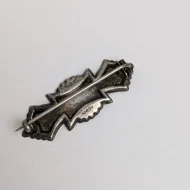 Antique Sterling Silver Annie Edwardian Brooch Chester Hallmark 1910 - Image 7