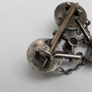 Antique Silver Forget Me Not Brooch German Jakob Agner - Image 10