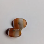 Vintage Banded Agate Chain Cufflinks - Image 12