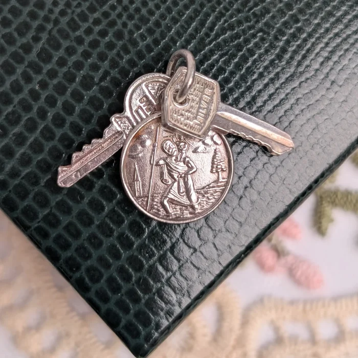 Vintage Silver Nuvo Key Charm