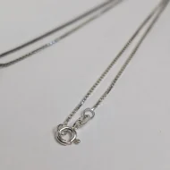 Sterling Silver Crystal Love Heart Necklace AB Box Chain - Image 5