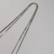 Sterling Silver Crystal Love Heart Necklace AB Box Chain - Image 6