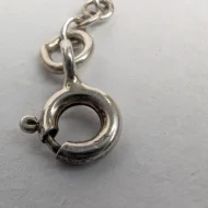 Vintage Sterling Silver Fine Figaro Necklace Chain - Image 6