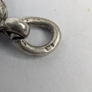 Vintage Sterling Silver Medal Pendant Charm Hallmarked Chester - Image 8