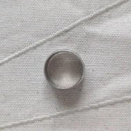 Vintage Sterling Silver Star Cut Chunky Ring Simple Minimalist Band - Image 11