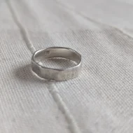 Sterling Silver Octagon Stacking Band 925 - Image 6