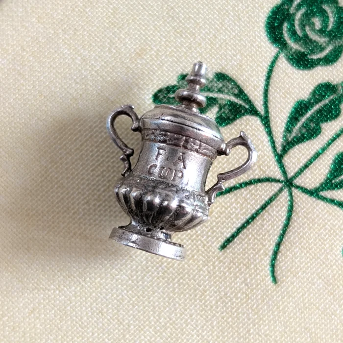 Vintage Chim Silver FA Cup Charm