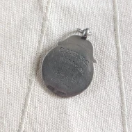 Antique Sterling Silver Enamel Medal Fob Newcastle Business Houses Sports League - Image 5