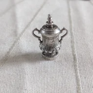 Vintage Chim Silver FA Cup Charm - Image 4