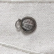 Tiny Vintage Silver St Christopher Charm Pendant - Image 5