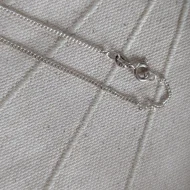 Sterling Silver Jet Pendant Necklace Natural Organic Shap - Image 6