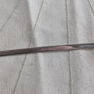 Vintage Silver Bookmark/Letter Opener Onyx Long Etched - Image 9