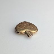 Vintage 9ct Rolled Gold Heart Locket, Love Double Photo Pendant - Image 6