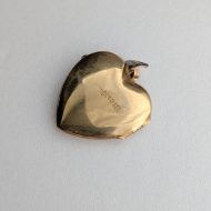 Vintage 9ct Rolled Gold Heart Locket, Love Double Photo Pendant - Image 7