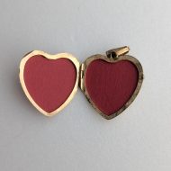 Vintage 9ct Rolled Gold Heart Locket, Love Double Photo Pendant - Image 8