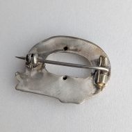 Vintage Sterling Silver Buckle Brooch - Image 7