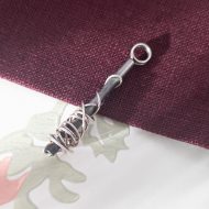 Vintage Sterling Silver Barbed Wire Pendant
