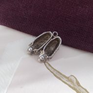 Vintage Silver Turkish Slipper Charm Pendant