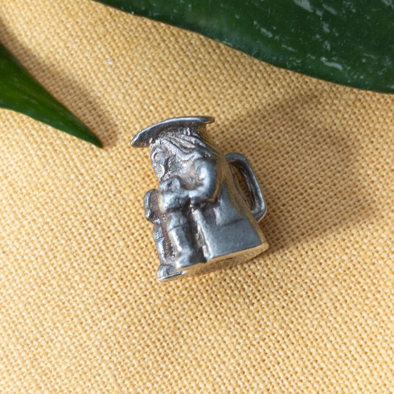 Vintage Silver Toby Jug Charm Pendant