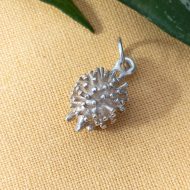 Vintage Silver Hedgehog Charm Pendant