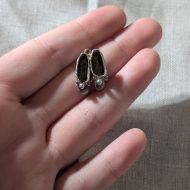 Vintage Silver Turkish Slipper Charm Pendant - Image 2