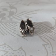 Vintage Silver Turkish Slipper Charm Pendant - Image 4