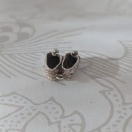 Vintage Silver Turkish Slipper Charm Pendant - Image 6