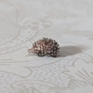 Vintage Silver Hedgehog Charm, Large Garden Pendant - Image 4