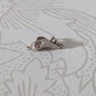 Vintage Silver Owl Charm, Bird Pendant - Image 4