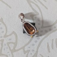 Sterling Silver Cute Enamel Penguin Pendant - Image 5