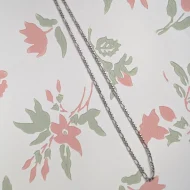 Vintage Sterling Silver Figaro Chain Necklace 925 Italy - Image 7