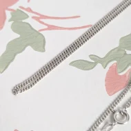 Vintage Sterling Silver Cable Link Chain Necklace Long Italy 925 - Image 3