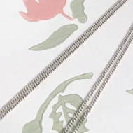 Vintage Sterling Silver Cable Link Chain Necklace Long Italy 925 - Image 4