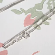 Vintage Sterling Silver Cable Link Chain Necklace Long Italy 925 - Image 6