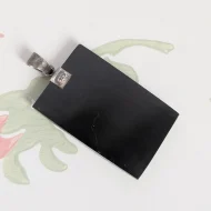 Sterling Silver Rectangle Abalone Flower Pendant - Image 6