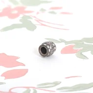 Sterling Silver CZ Daughter Charm Round - Image 5